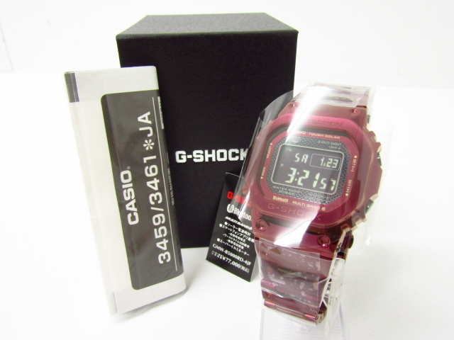お得なキャンペーンも 未使用 CASIO G-SHOCK カシオ G-ショック GMW-B5000ED-4JF ソーラー電波時計♪AC19122