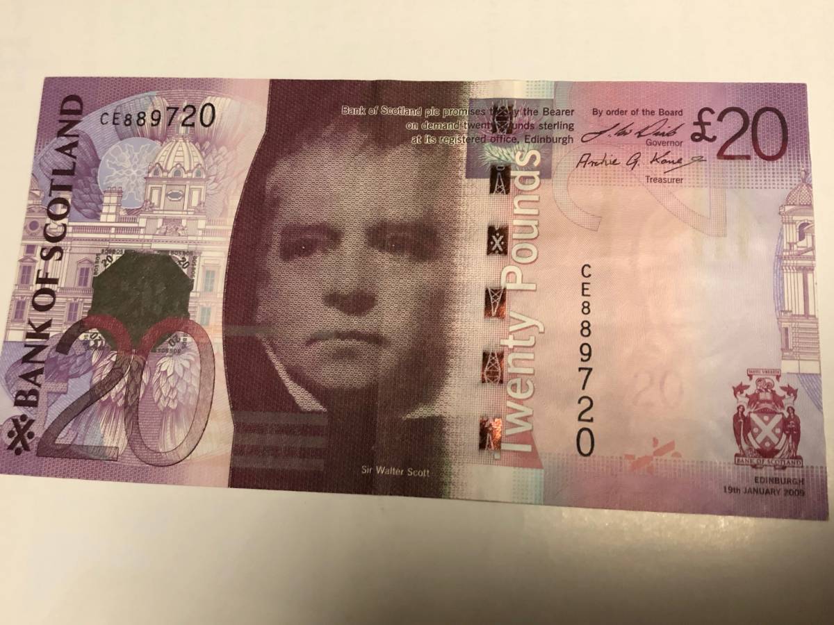 20ポンド Bank of Scotland