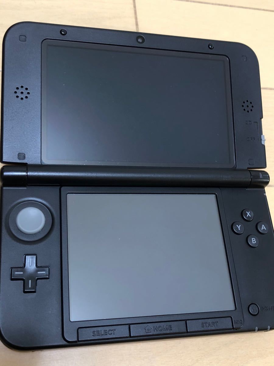 ニンテンドー 3DS LL レッドxブラック 本体のみ 動作確認済み