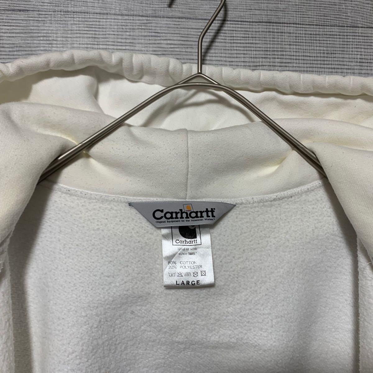 carhartt カーハート パーカー フーディー 刺繍ロゴ 肉厚 裏起毛 Lサイズ
