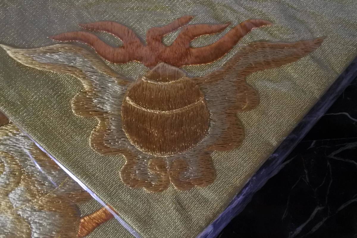 長期保管品 高級打敷 名150代 高級刺繍 仏具(210108G2) 1264 M