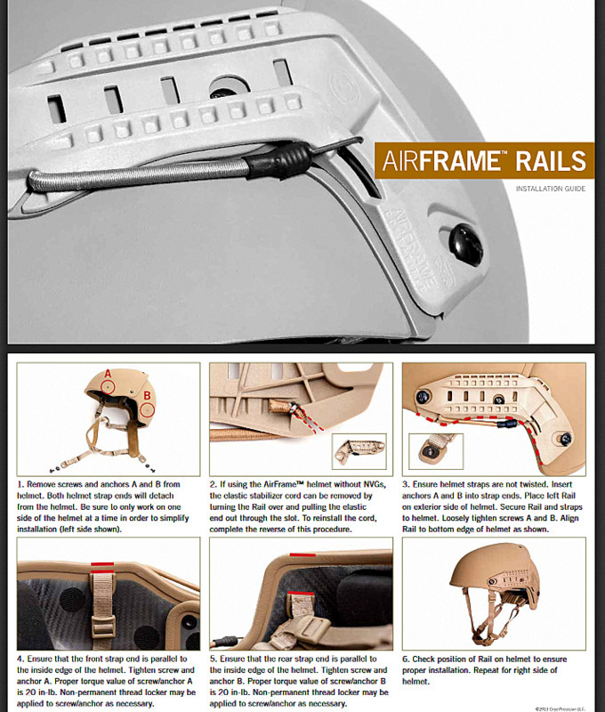 Crye Precision クレイ・プレシジョン Airframe Rails エアフレーム レール TAN POLICE FBI LEA SWAT DEA CPC AVS JPC 2.0 MBAV 6094 1