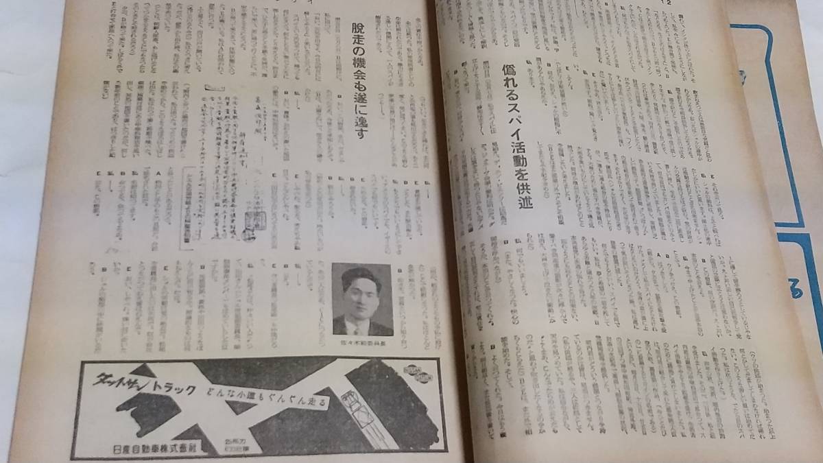 昭和２９年７月１８日号　週刊サンケイ　僕は殺される　脱出日共党員の手記_画像7