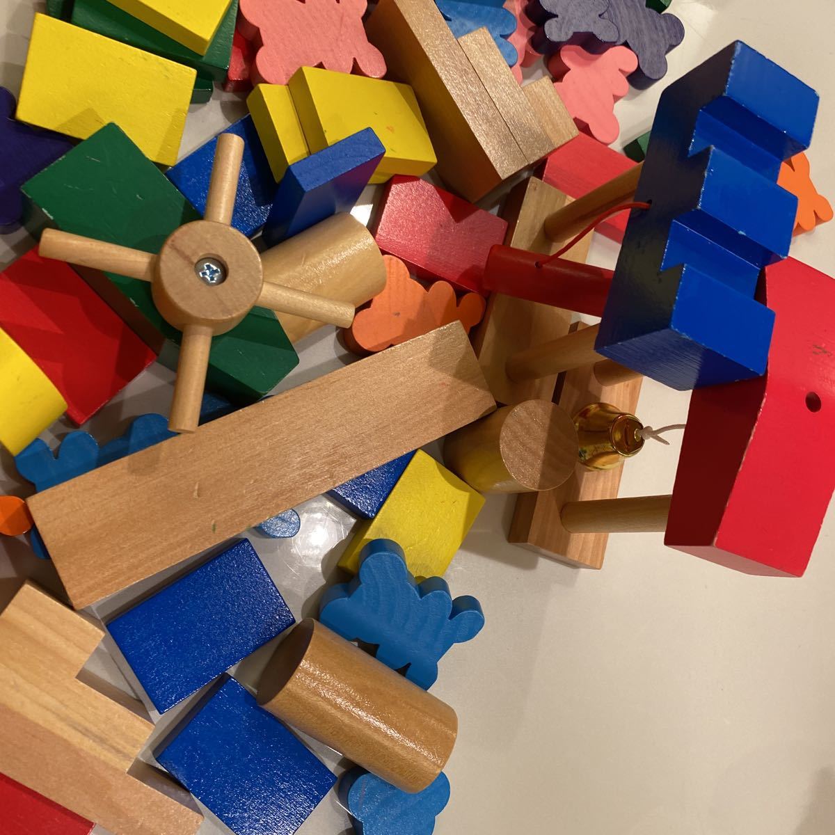知育玩具 積み木 木のおもちゃ 木製 ドミノ1506_画像2