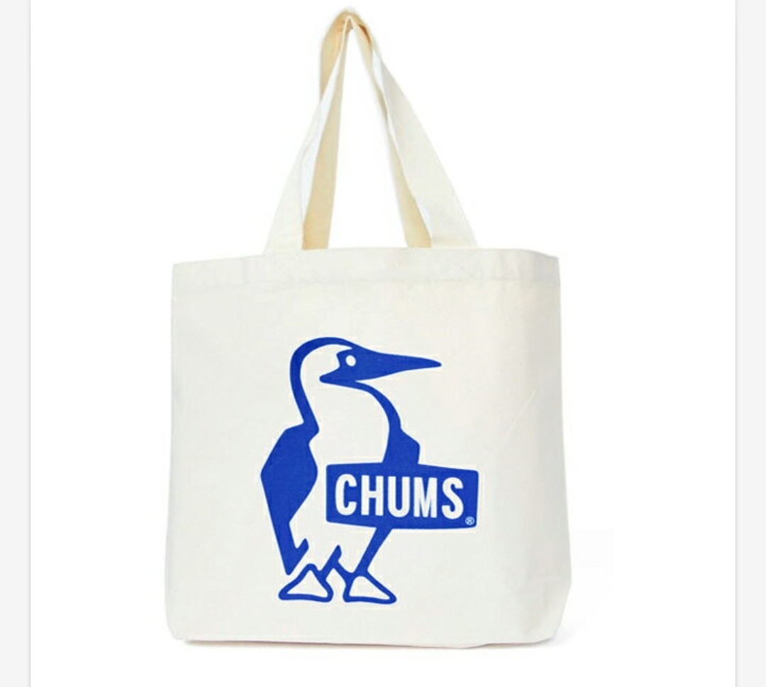 チャムス CHUMS Booby Canvas Toteトートバッグ ブルー