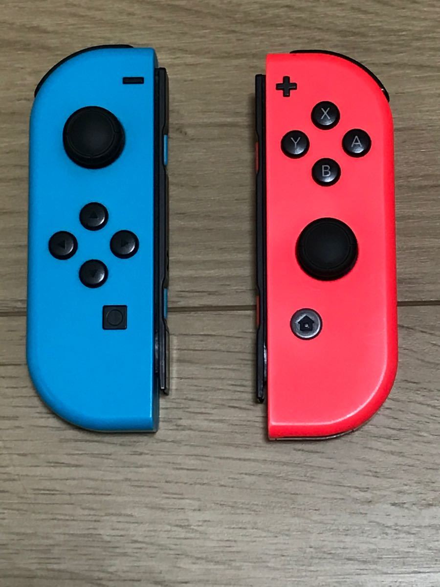 ニンテンドースイッチ Nintendo Switch ジョイコン Joy-Con ネオンレッドとネオンブルー
