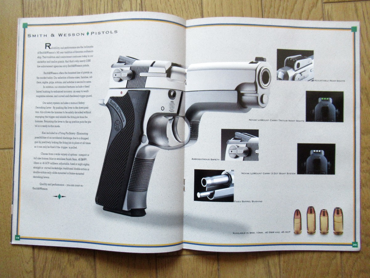 1993年版 Smith & Wesson スミス＆ウエッソン 実銃カタログ S&W_画像8