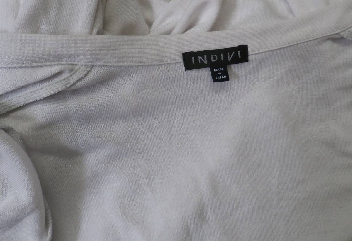 [17490] INDIVI / size 38 / simple / long cardigan / made in Japan 