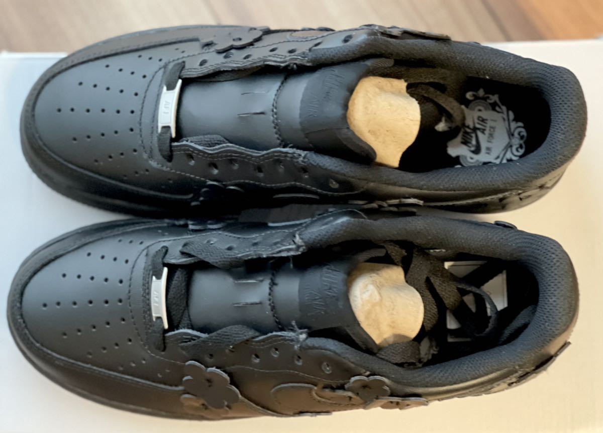 NIKE ナイキ エアフォース1 BLACK FLAWA カスタムスニーカー