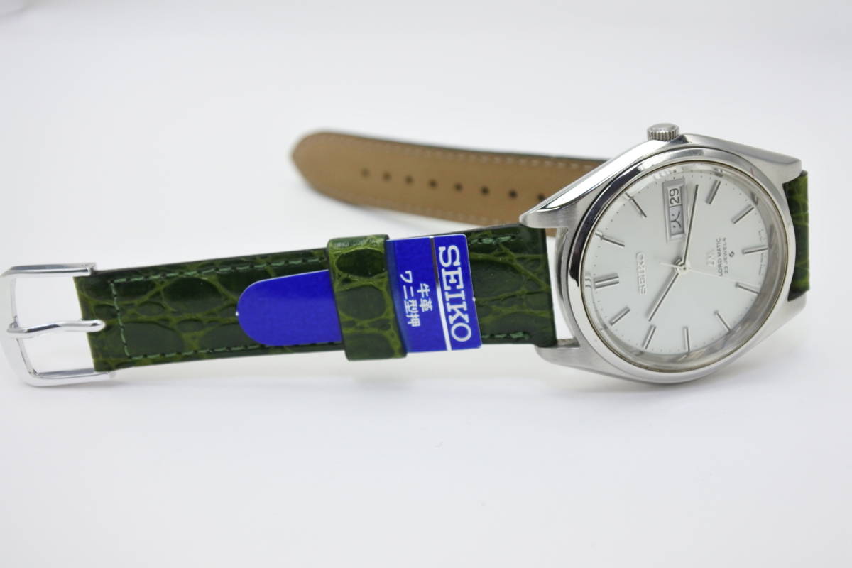 ☆☆☆国産準高級品1968年製 　SEIKO　ロードマチック5606-7070　２３石　自動巻紳士腕時計　純正SEIKOベルト　美品_画像10