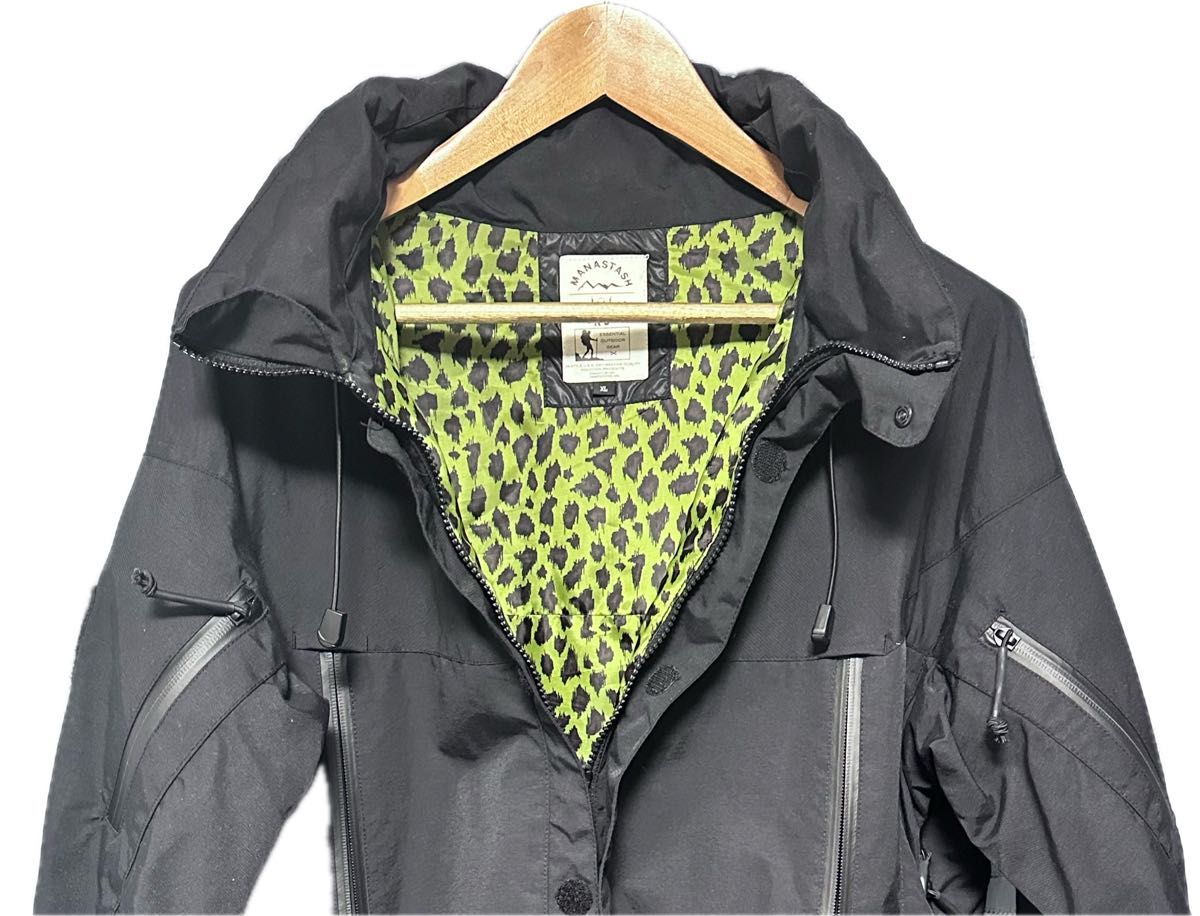 未使用】MAGIC STICK 2WAY CHEMICAL PARKA ブラック マウンテン 