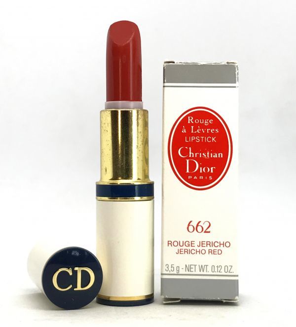 DIOR クリスチャン ディオール ルージュ ア レーヴル #662 JERICHO RED 3.5g ☆残量ほぼいっぱい　送料220円_画像1