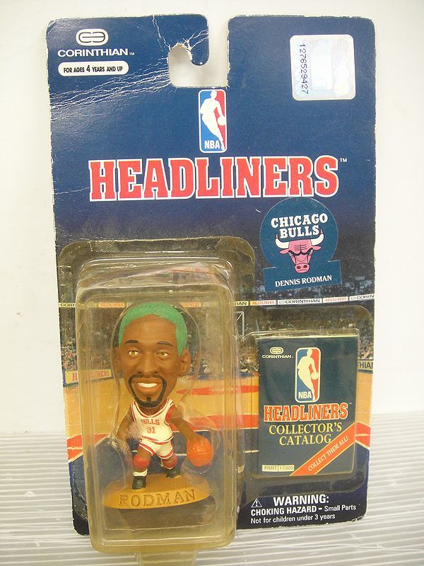 [NH324] head liner z basketball player figure 2 piece set Chicago bruz Dennis rod man Scotty pi pen corinthian 