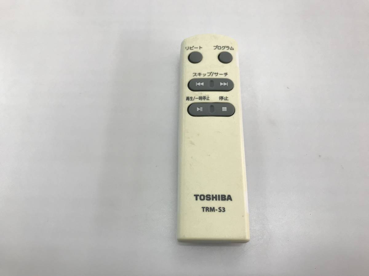 東芝 オーディオリモコン TRM-S3 中古品6786_画像1