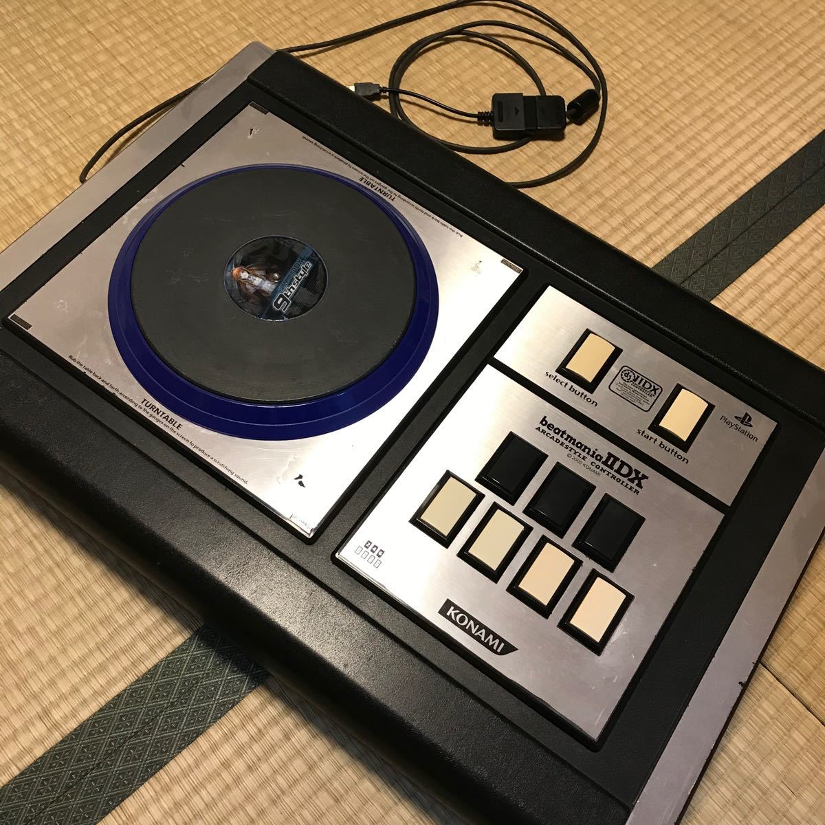 beatmania IIDX アーケードスタイルコントローラ USB変換アダプタ付き