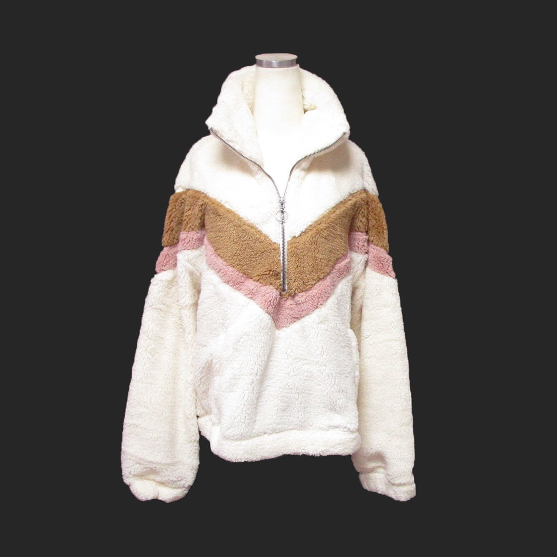 セール特価 ★SALE★Abercrombie & (Cream/M) Fitch/アバクロ★シェルパハーフジッププルオーバー その他 セール特価 ★SALE★Abercrombie & (Cream/M) Fitch/アバクロ★シェルパハーフジッププルオーバー その他