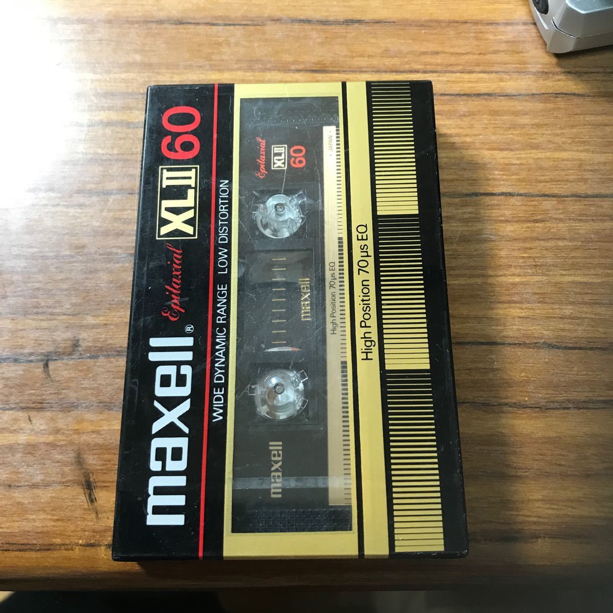 【新品】クローム　マクセルカセットテープ　XL II 60
