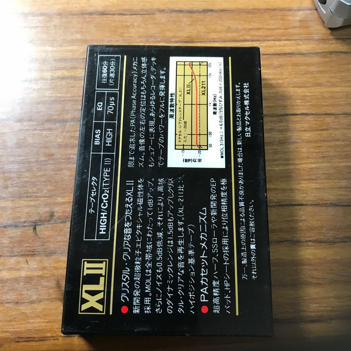 【新品】クローム　マクセルカセットテープ　XL II 60