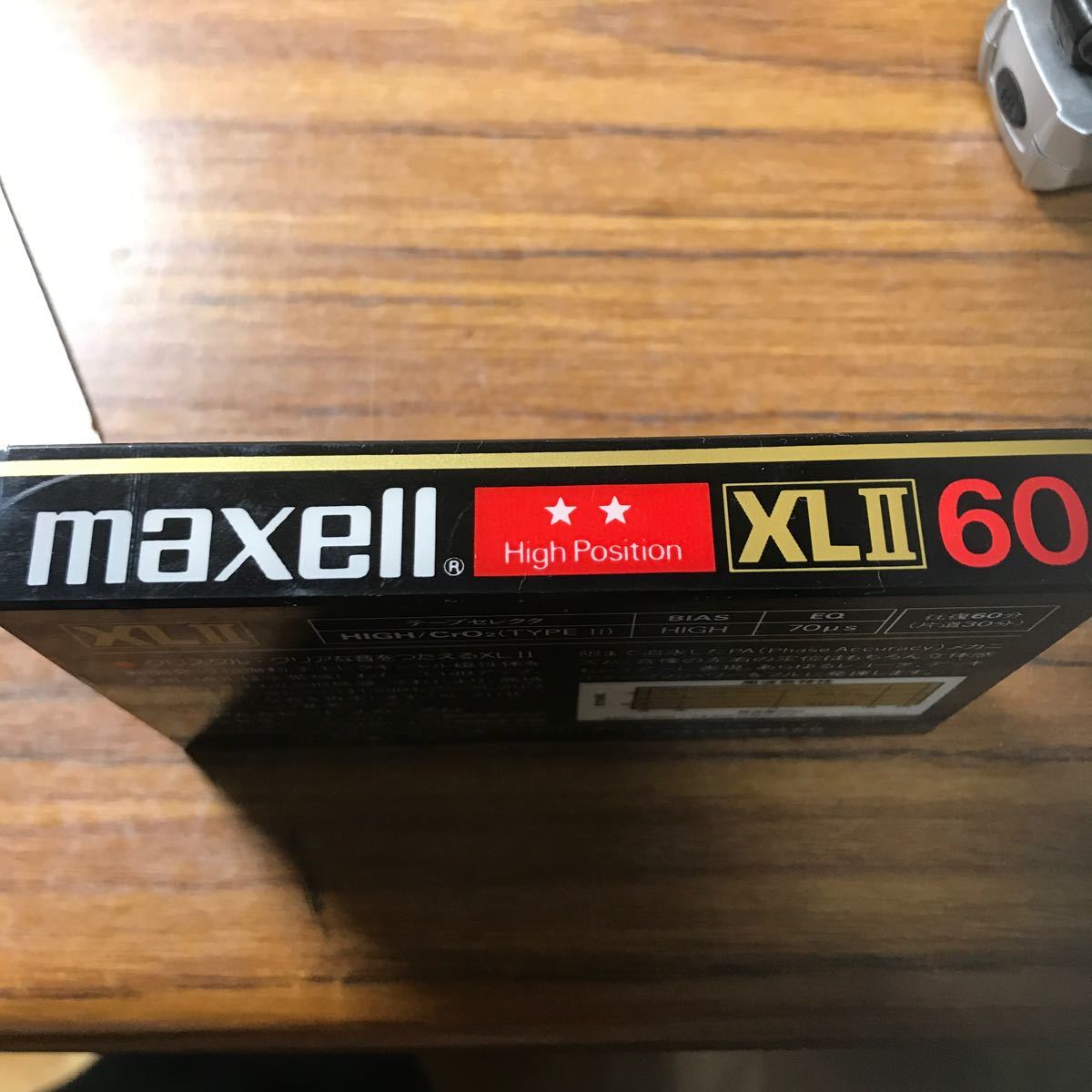 【新品】クローム　マクセルカセットテープ　XL II 60