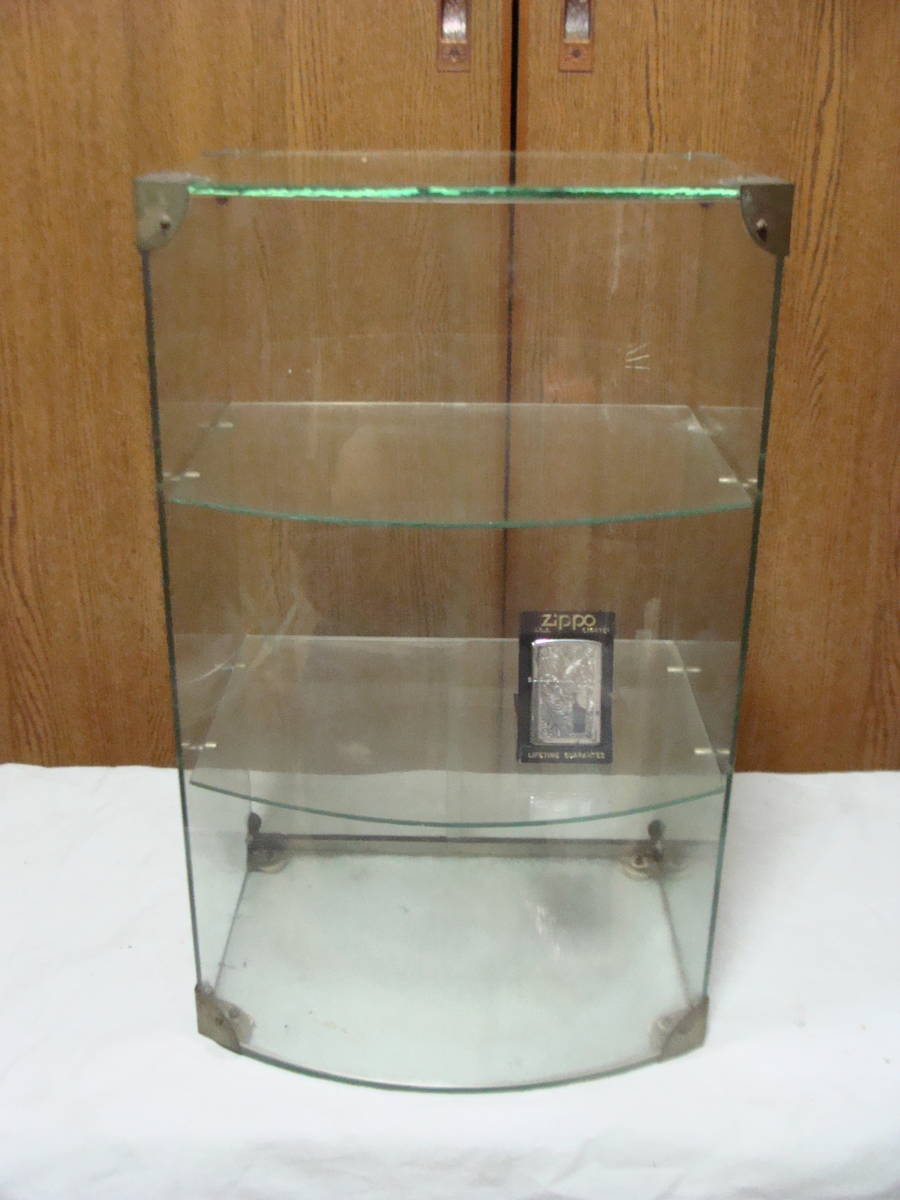  самовывоз античный передняя сторона R стекло дисплей кейс магазин инвентарь стеклянный кейс Vintage следы lie