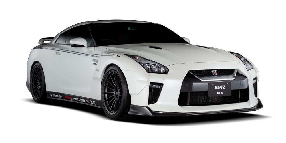 【BLITZ/ブリッツ】 AERO SPEED (エアロスピード) R-Concept カーボンガーニーフラップ GT-R R35 VR38DETT [60350]_画像2