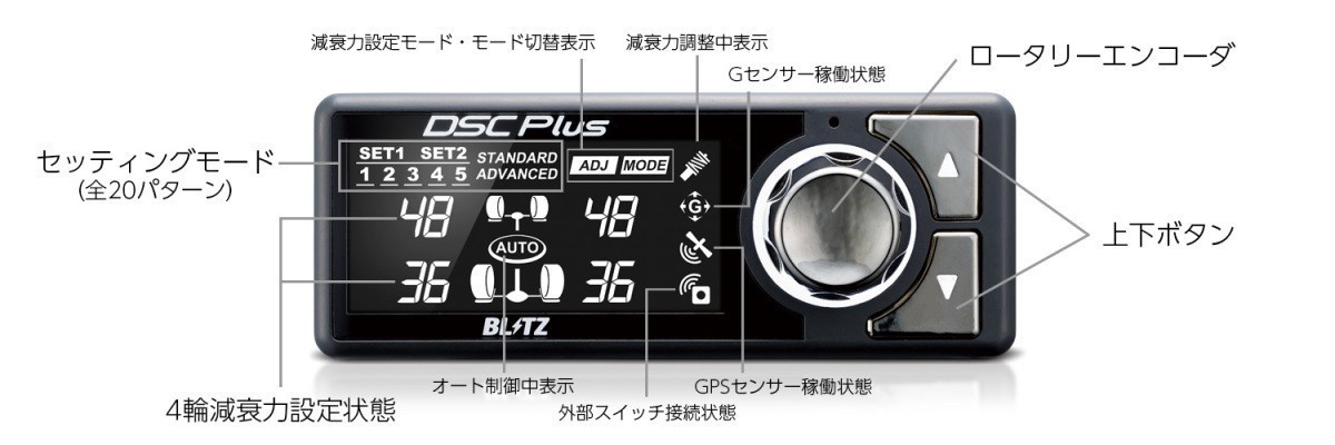 【BLITZ/ブリッツ】 車高調 DAMPER ZZ-R SpecDSC PLUS 電子制御 サスペンションキット ホンダ シャトル GK8/GP7 LEB/L15B [98384]_画像6