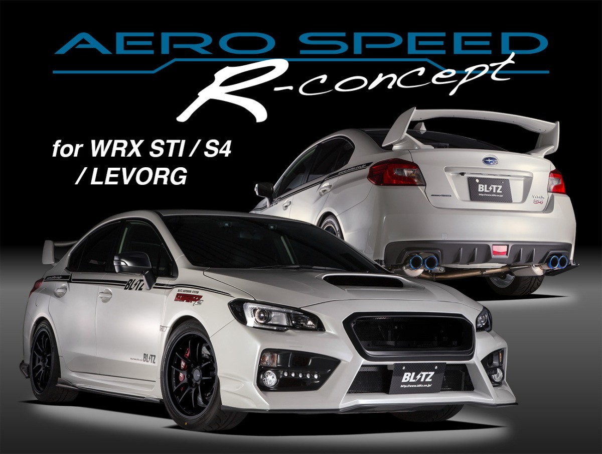 【BLITZ/ブリッツ】 AERO SPEED (エアロスピード) R-Concept サイドスカート WRX STI VAB WRX S4 VAG [60175]_画像1