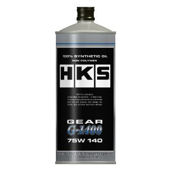 【HKS】 ギアオイル・デフオイル G-1400 100% SYNTHETIC 75W 140相当 20L [52004-AK010]