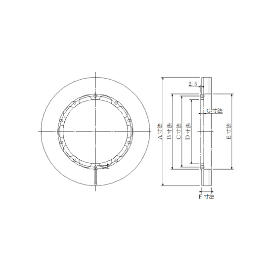 【Projectμ/プロジェクトμ】 ブレーキローター RACING DISC ROTOR [R010L]_画像2