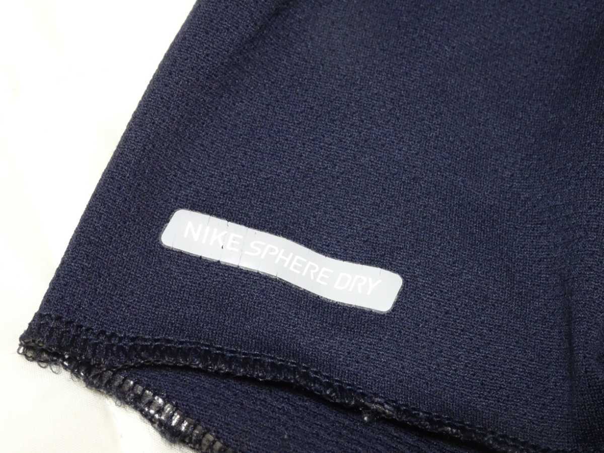 NIKE　ナイキ　野球　インナーシャツ　BASEBALLシリーズ　紺色系　サイズM　USED美品