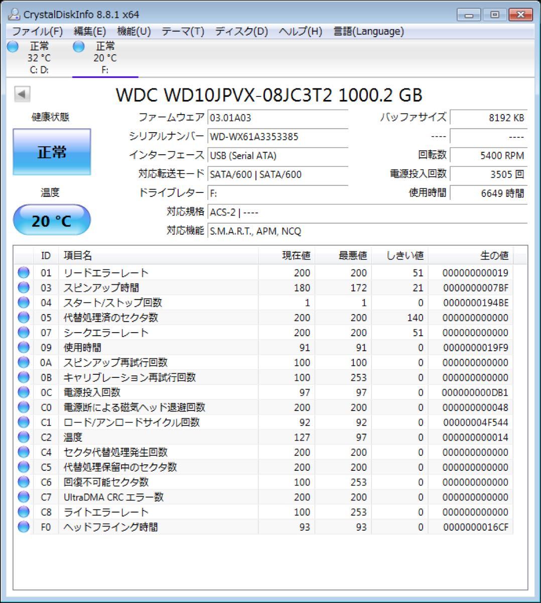 1 TB  HDD USB3.0 外付け ポータブル ハードディスク 2.5 1.0tb 1000GB