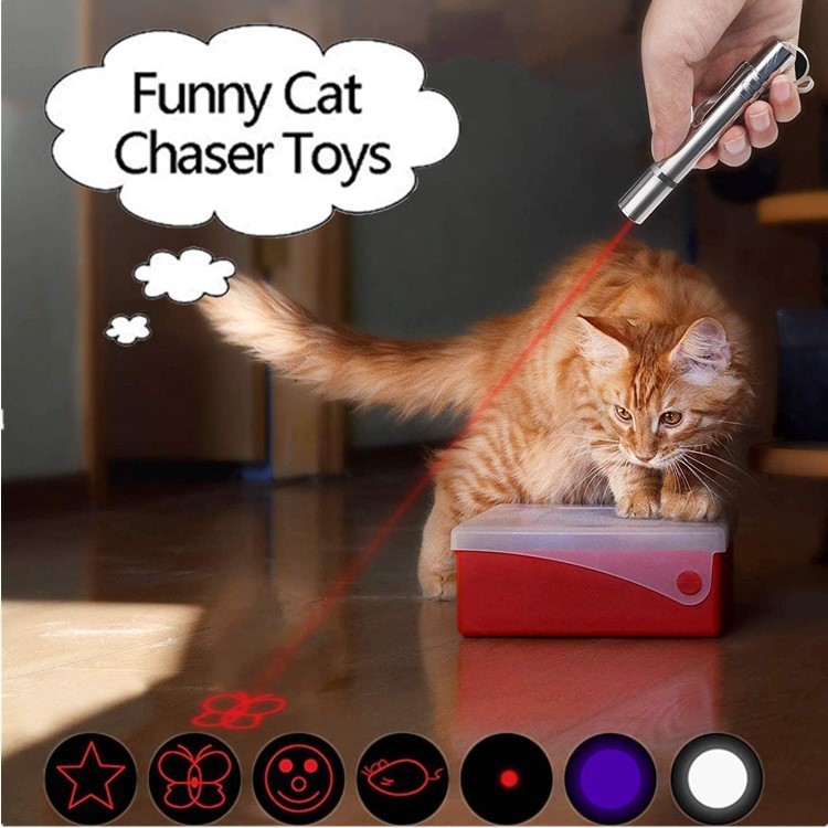 新品未使用 猫じゃらし　猫 おもちゃ ペットおもちゃ LEDライト　懐中電灯