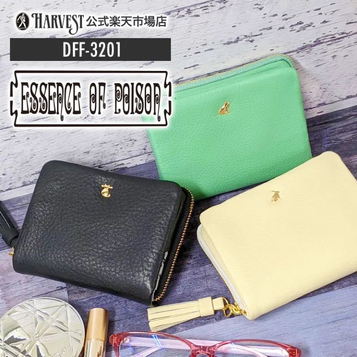 ☆ 最安値 送料無料 ESSENCE OF POISON エッセンスオブポイズン 財布 ウォレット 革小物 長財布 wallet 本革 レザー DFF 3201 ブラック ☆