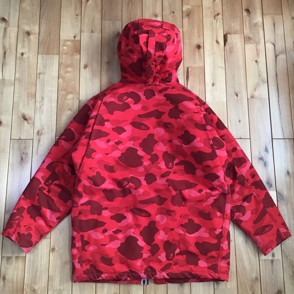 激レア carhartt × bape N-3B jacket Mサイズ a bathing ape カーハート エイプ ベイプ アベイシングエイプ red camo 迷彩 nigo