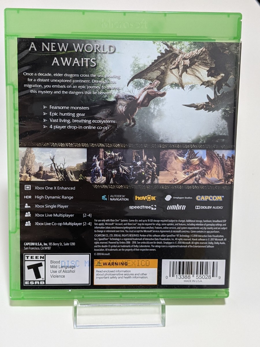 [モンハン]モンスターハンターワールドMonster Hunter World (輸入版:北米)　 北米版XBOXONEソフト