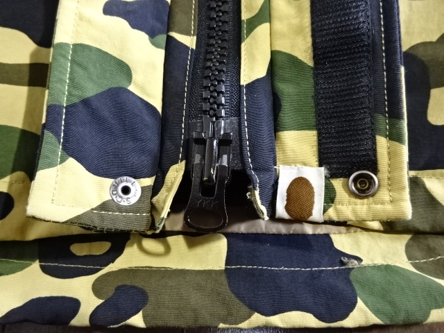 最初期【M】APE 1stサル迷彩柄 スノボジャケット キムタク 猿の 最初期【M】APE 1stサル迷彩柄 スノボジャケット キムタク 猿の