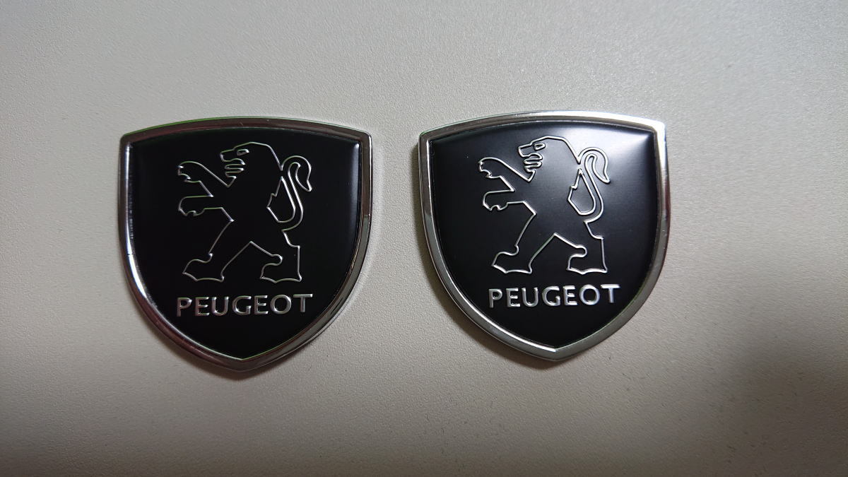 Paypayフリマ 1セットのみ プジョー Peugeot 線図柄シルバーロゴタイプ 3d 盾形メタルバッジ シルバー 2個セット Paypayフリマ 1セットのみ プジョー Peugeot 線図柄シルバーロゴタイプ 3d 盾形メタルバッジ シルバー 2個セット