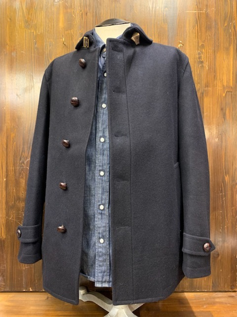 J148 メンズ コート しっかりとした生地感♪ GREEN LABEL RELAXING UNITED ARROWS ユナイテッドアローズ ウール ネイビー (8)/ L