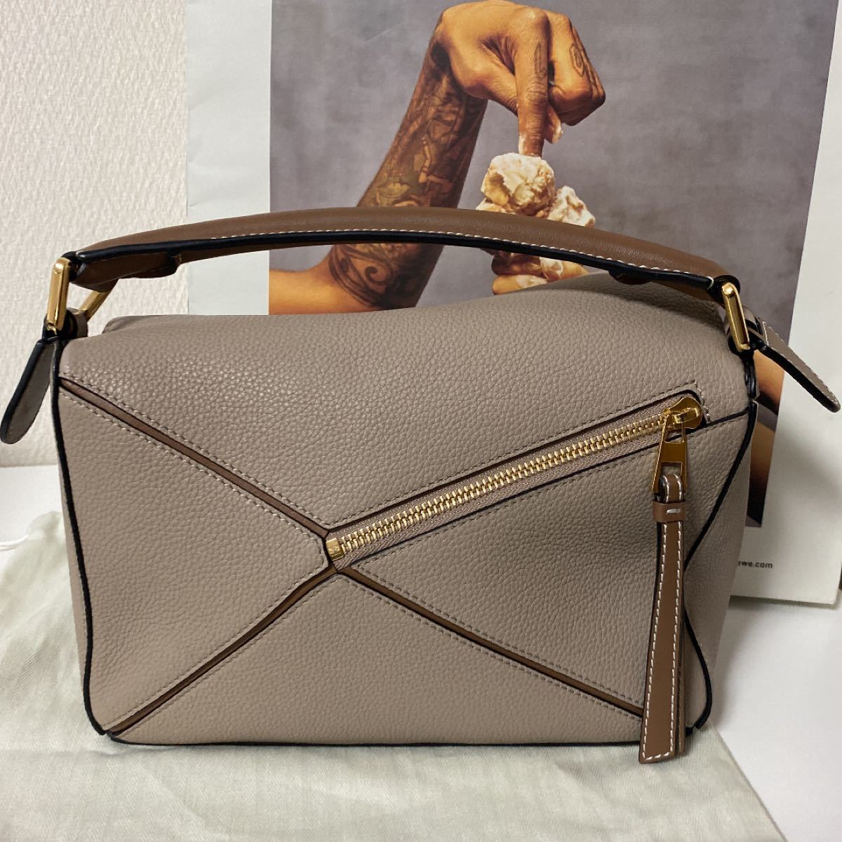 定価341000円 LOEWE パズルバッグ スモール サンドミンク|Yahoo 定価341000円 LOEWE パズルバッグ スモール サンドミンク|Yahoo