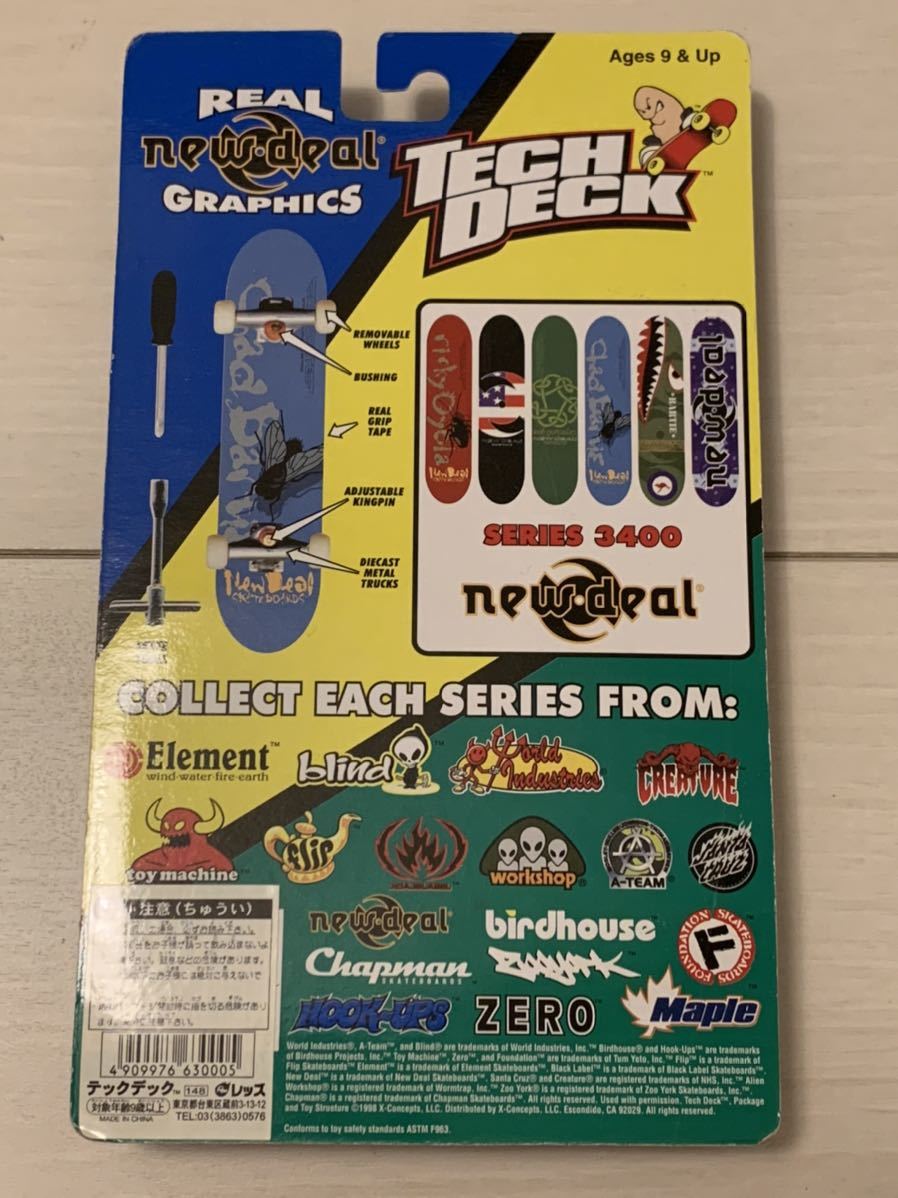 TECH DECK new deal fingerboard skate スケートデッキ 指スケートボード テックデッキ Powell オールドスケート_画像3