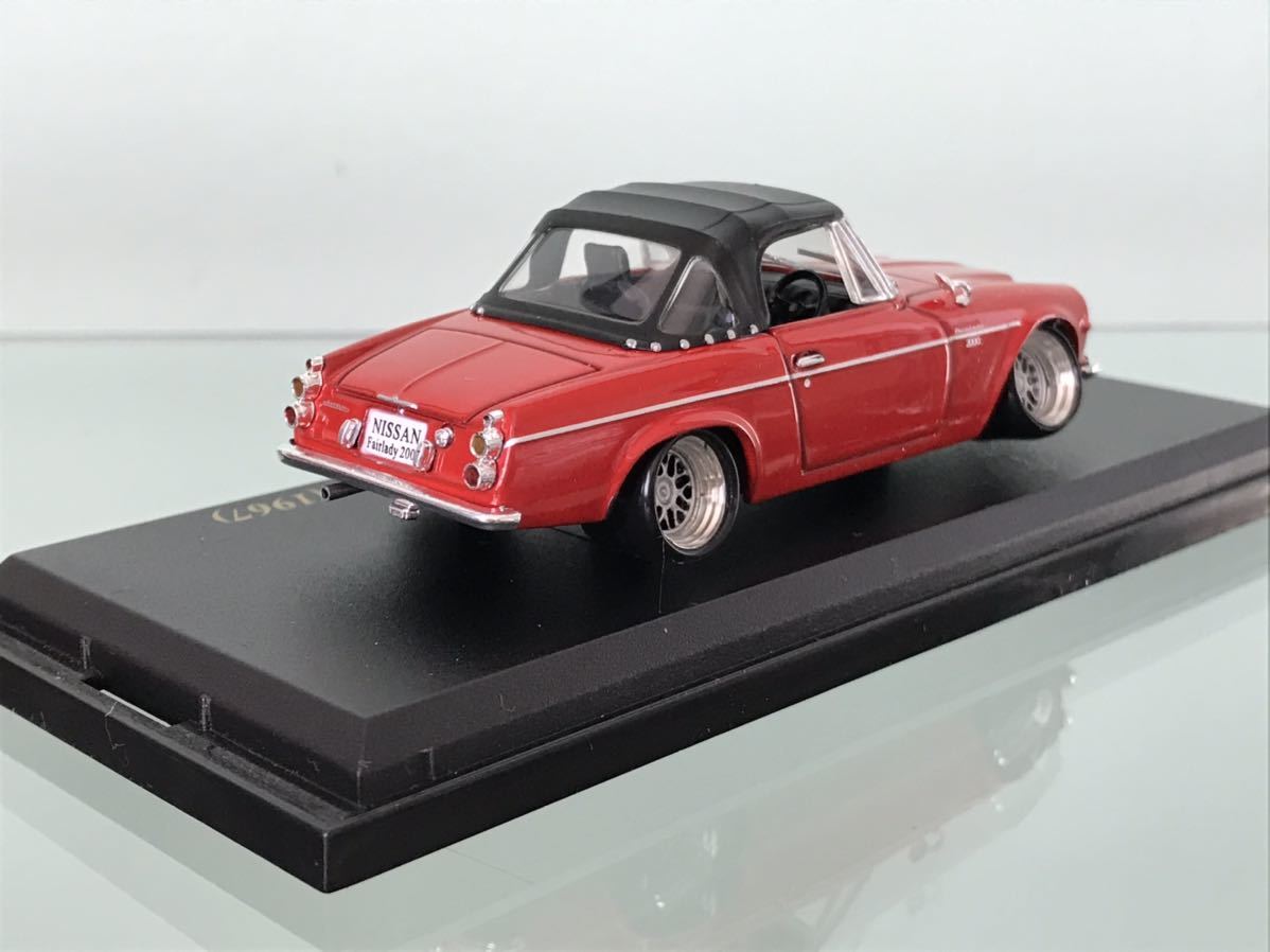 送料無料　カスタム　ミニカー　日産　フェアレディZ 2000 1/43 改造車　シャコタン　国産名車コレクション　旧車　NISSAN FAIRLADYZ_画像2