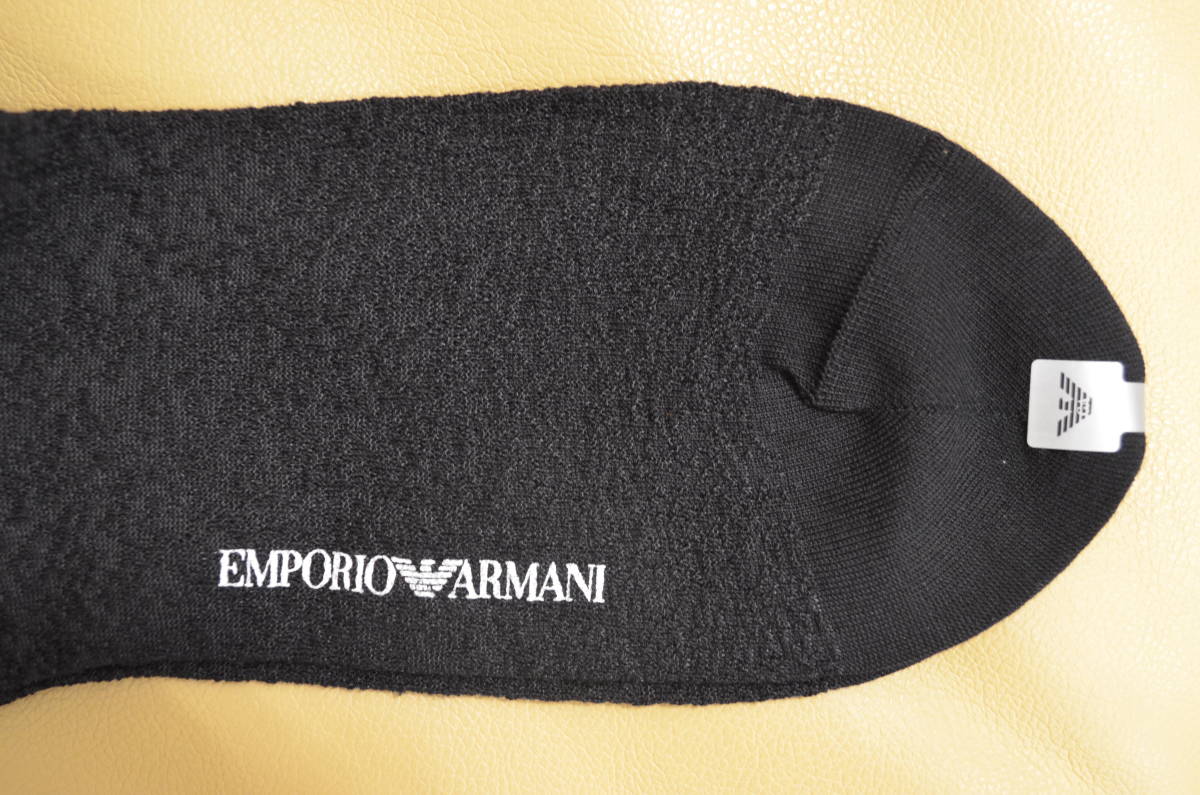 新品　未使用　タグ付き 　男性　EMPORIO ARMANI 　エンポリオアルマーニ 　　スーピマ綿 ソックス　　　　送料無料_画像4