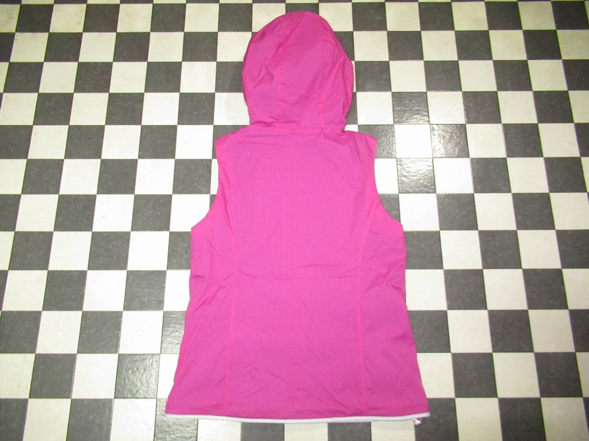 * Phoenix /PHENIX* beautiful goods S RAMRO HOOD VEST pink reverse side mesh 