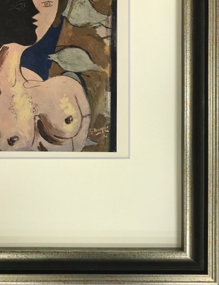 【特価】　　≪　　ジョルジュ ブラック 　　≫　　エリオグラヴュール　　1945年　　TETE DE FEMME　　 GEORGES　BRAQUE_画像3