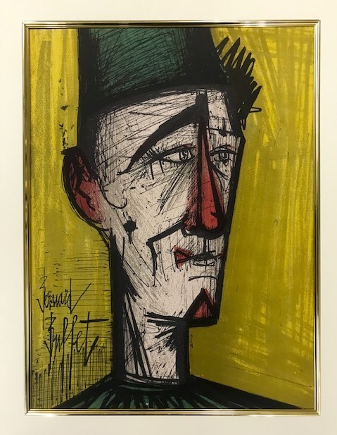 【特価】　≪　　ベルナール 　ビュッフェ　　≫　　オリジナル リトグラフ【石版画】　LE CLOWN JOJO 　1967年　BERNARD　 BUFFET