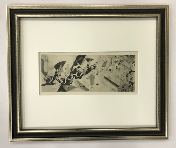 【特価】　≪　　マルク・シャガール　　≫　　コロタイプ版画　　PEINTURE -1920　　1928年　　MARC　CHAGALL