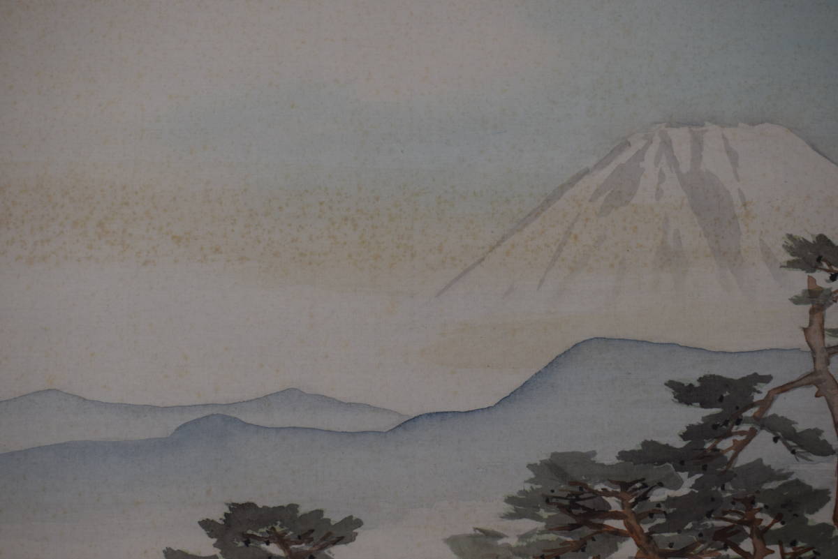 [ genuine work ]. rice field britain ./..../ Mt Fuji Matsubara map / width thing / hanging scroll * Treasure Ship *X-34 JM