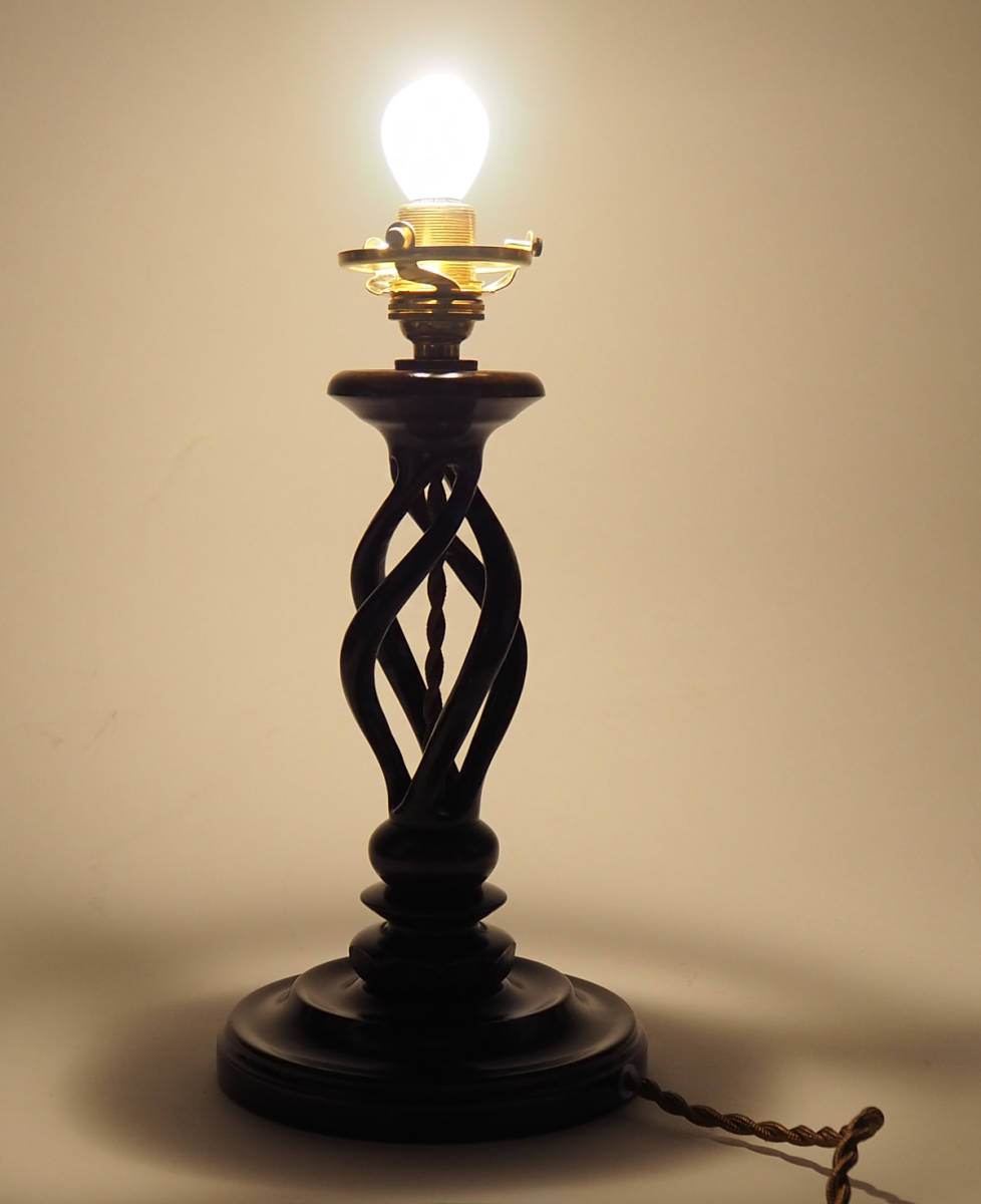  wooden lamp stand 1 point thing desk lighting table light hand made handmade antique furniture liking . person .071