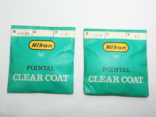 ★ Deadstock ★ Nikon Poplast Clear Cover Friendly S-2.25 1 Set