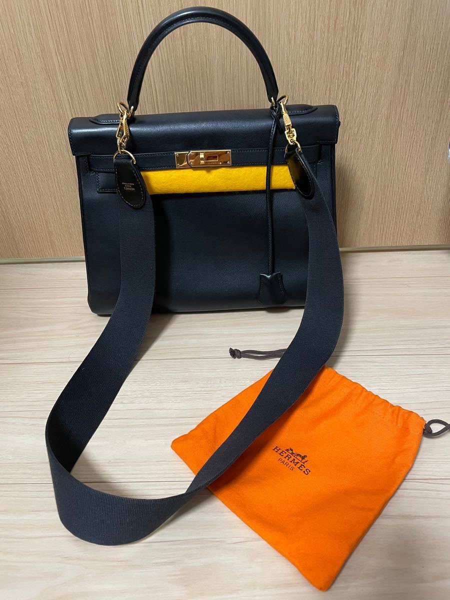 HERMES エルメス バンドリエール ゴールド金具 ショルダーストラップ 希少